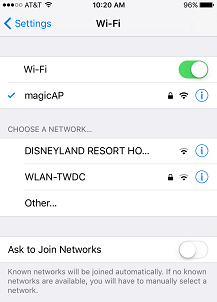 magicAP connected no redirect